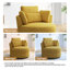 Fauteuil pivotant rembourré avec coussins Niama-1314277818