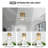 Modern 52in. Dimmable LED Indoor White Solid Wood Blade Smart Ceiling Fan with Light and 6-Speed Remote