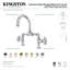 Robinet de salle de bain espacé avec ensemble de bonde belknap-50134285