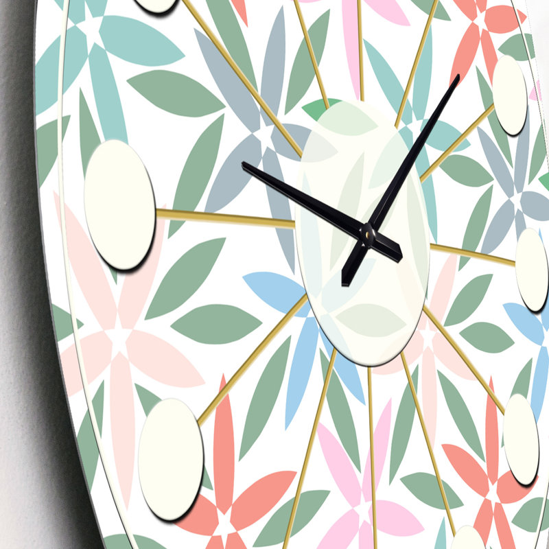 Horloge murale rétro Mid-Century, Petit