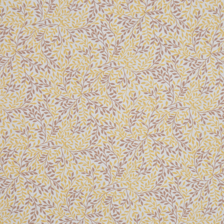 Allure Floral Foliage Fabric, Honey Beige