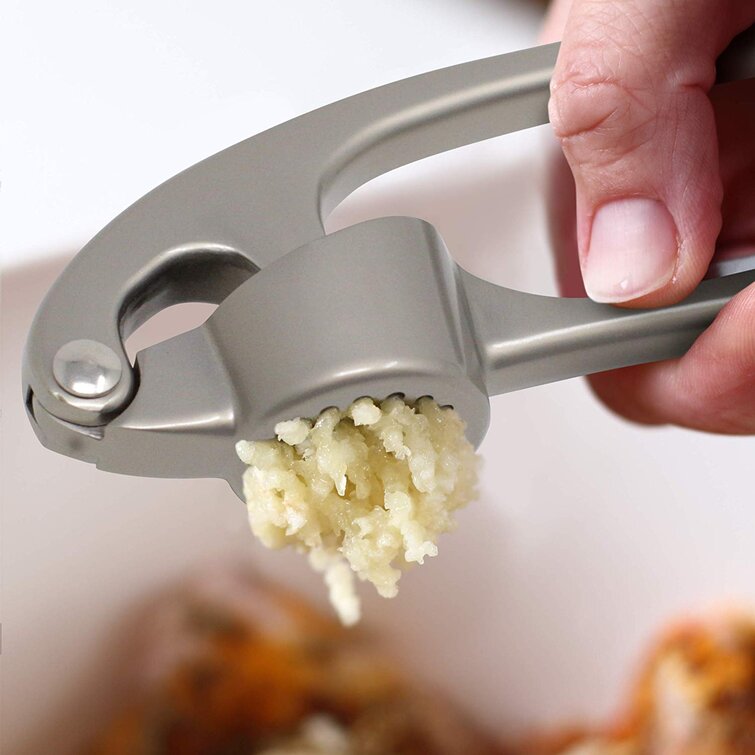 Stainless Steel Garlic Press/Rocker Garlic Crusher/ Garlic Peeler – Noble  Utensils-The Best for your Kitchen
