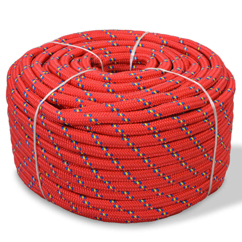 vidaXL Marine Rope Polypropylene 0.24" 3937" White, White