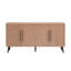 Buffet de style Mid-Century moderne de 65 po avec 8 tablettes réglables Jodie-1606790367