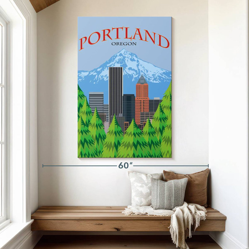 Sireci Portland Poster, 51" H x 34" W