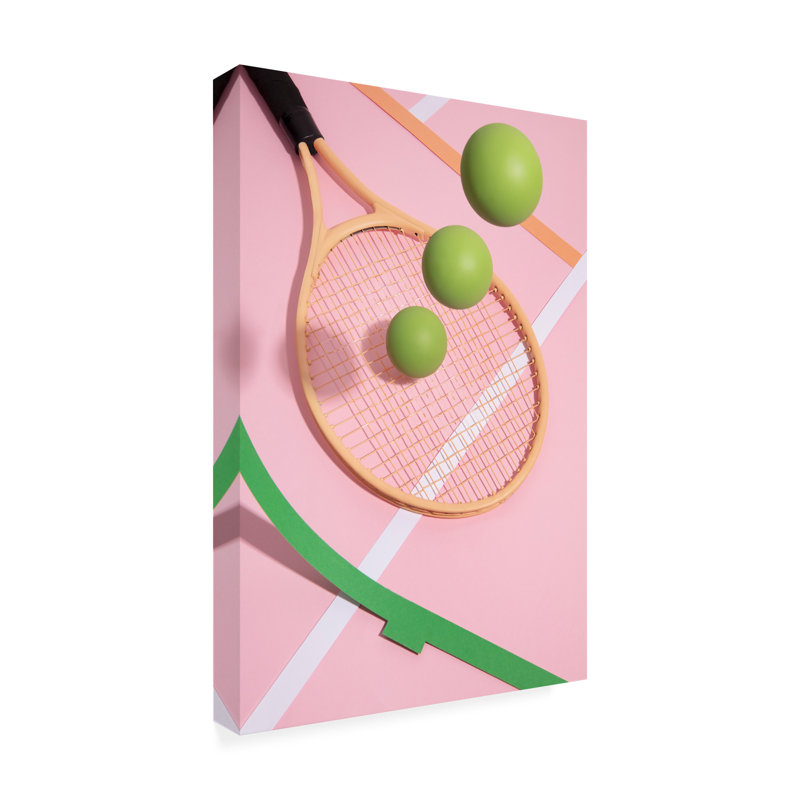 Œuvre sur toile, Julia Ramiro Tenis, H 12 po x l 19 po