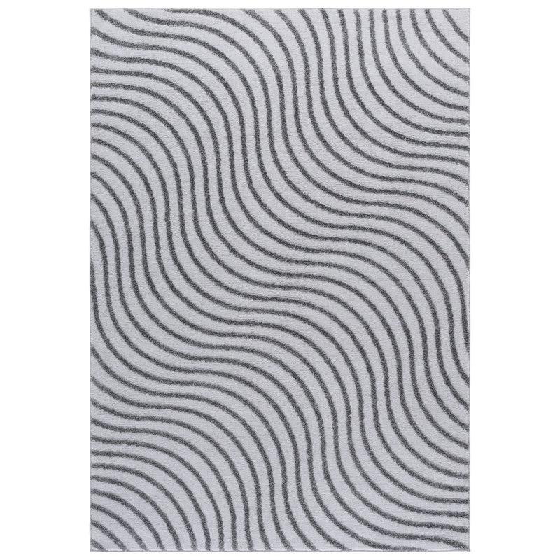 Wave Performance Abstract Indoor Rug, Rectangle 9' x 12'