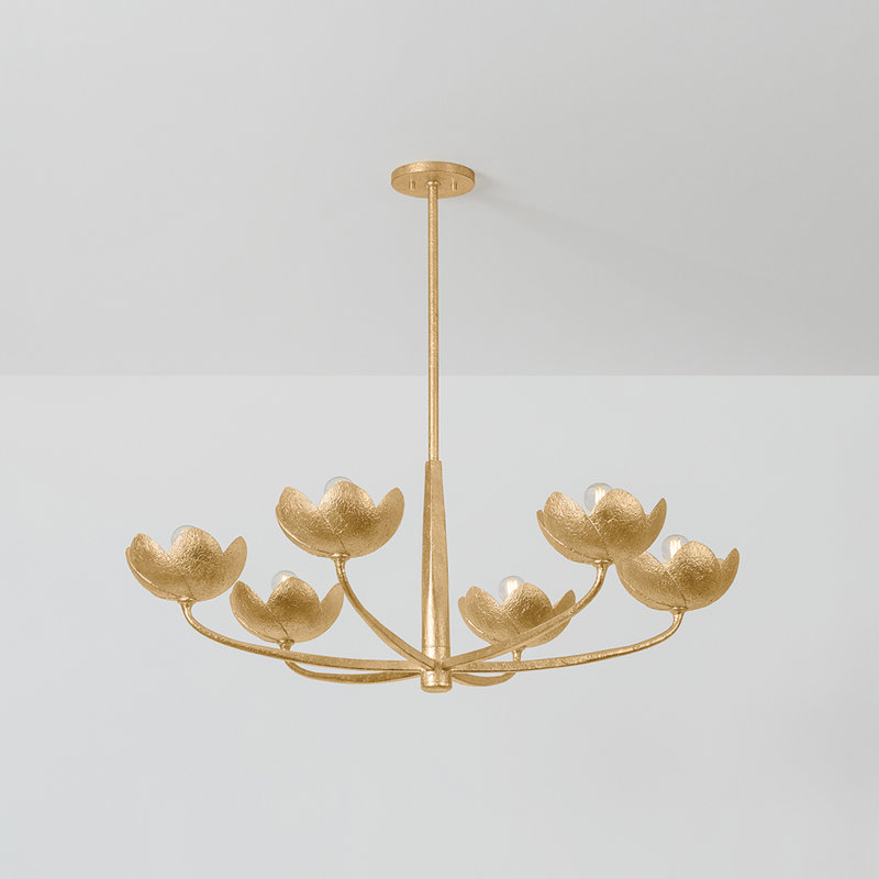 Lustre ARCata, Doré, H 15 po x l 36,50 po x P 36,50 po