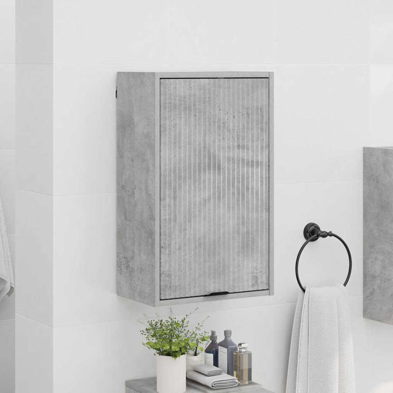 Bathroom Cabinet, Concrete Grey