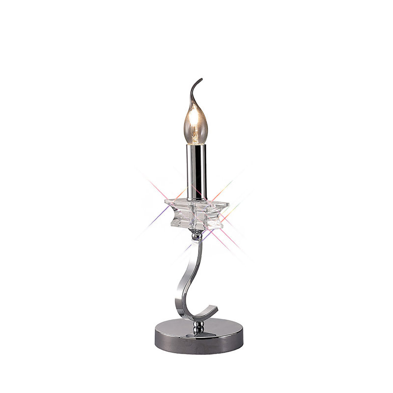 Valley Crystal Novelty Lamp, Silver