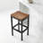 Castelnaud Counter Stool with Metal Frame