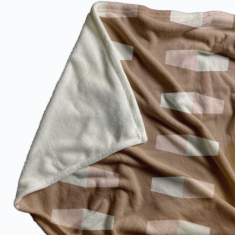 Couverture polaire Nantucket, L 60 po x L 80 po, Mauve