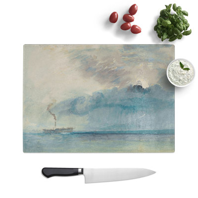 A Paddle Steamer by Joseph Mallord William Turner Chopping Board