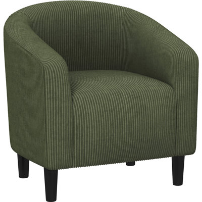 Upholstered Accent Chair Fabric Club Chair