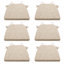 Coussin de chaise 6 pièces Latitude Run®