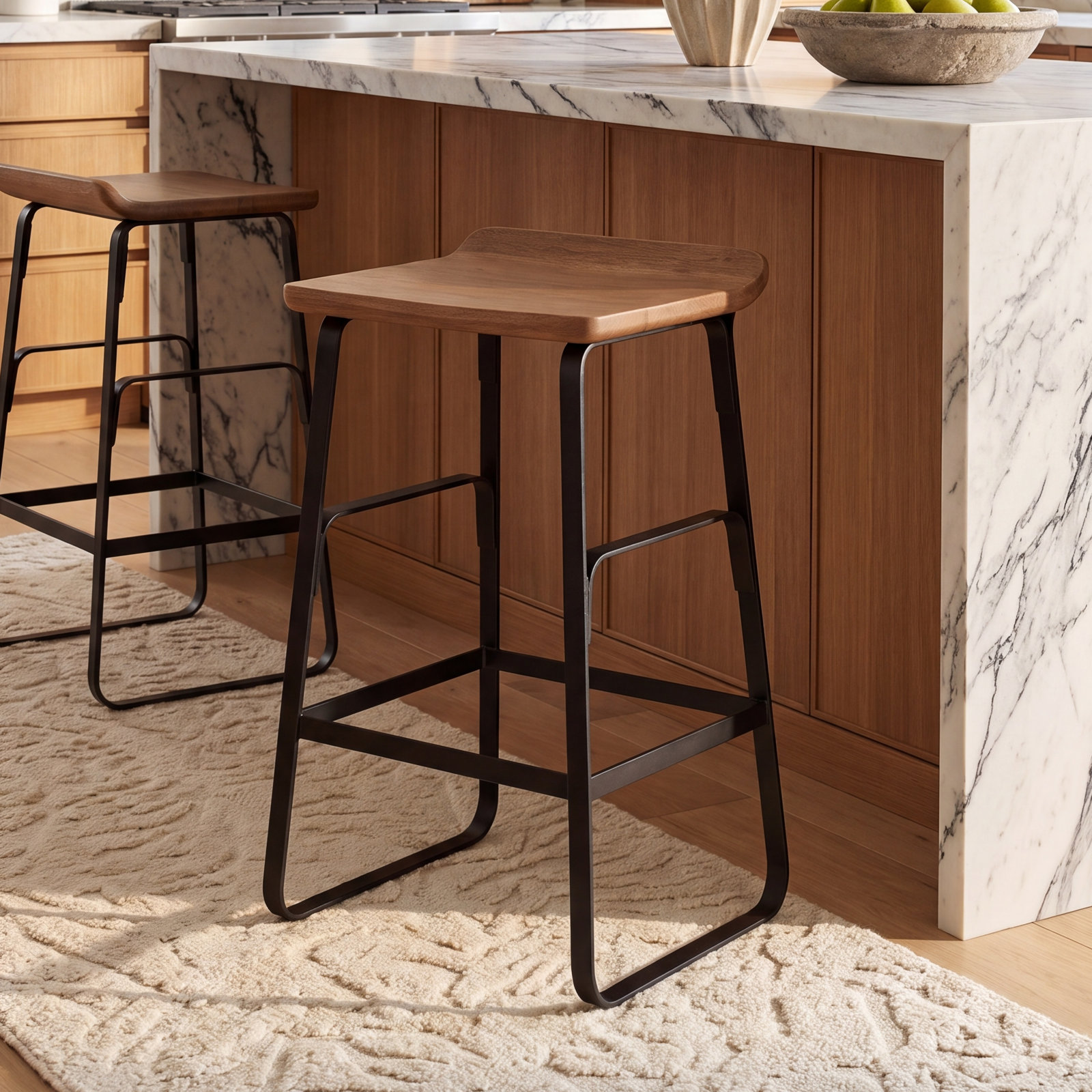 Lada Bar and Counter Stool, Counter Stool (25” Seat Height)