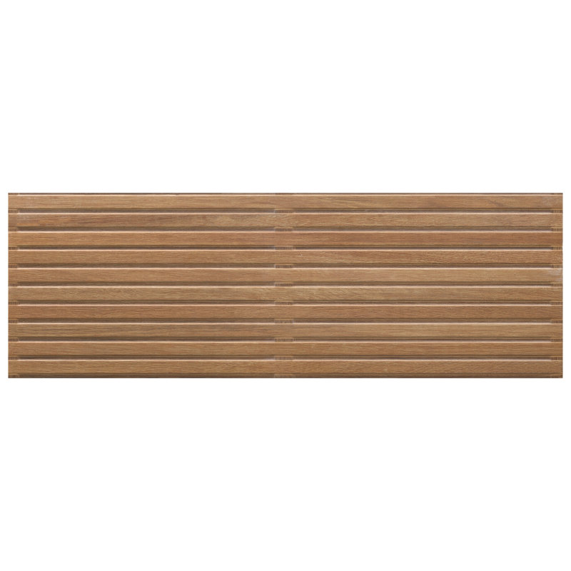 Spa 11-7/8 In. X 35-1/2 In. Ceramic Wall Tile, Brown