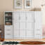 Lit escamotable Murphy avec placard, tiroirs et tablettes