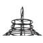 1 - Light Black Dome Pendant