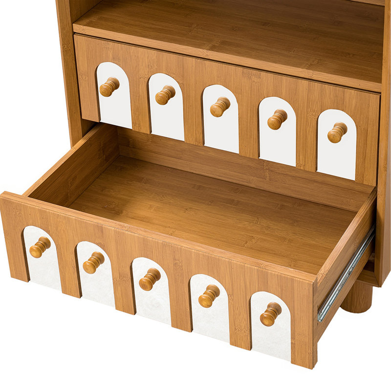 Table de chevet à deux tiroirs