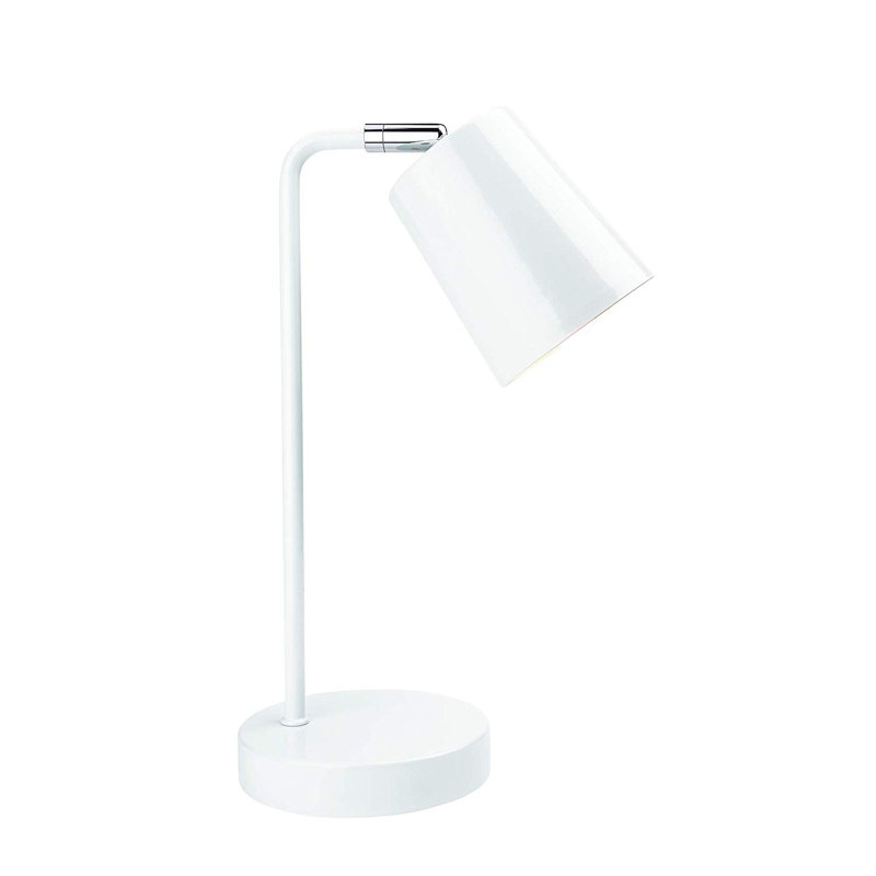 Pfeiffer Adjustable Metal Desk Lamp, White