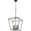 Lustree 6 lumières lanterne Arletta-2066573047