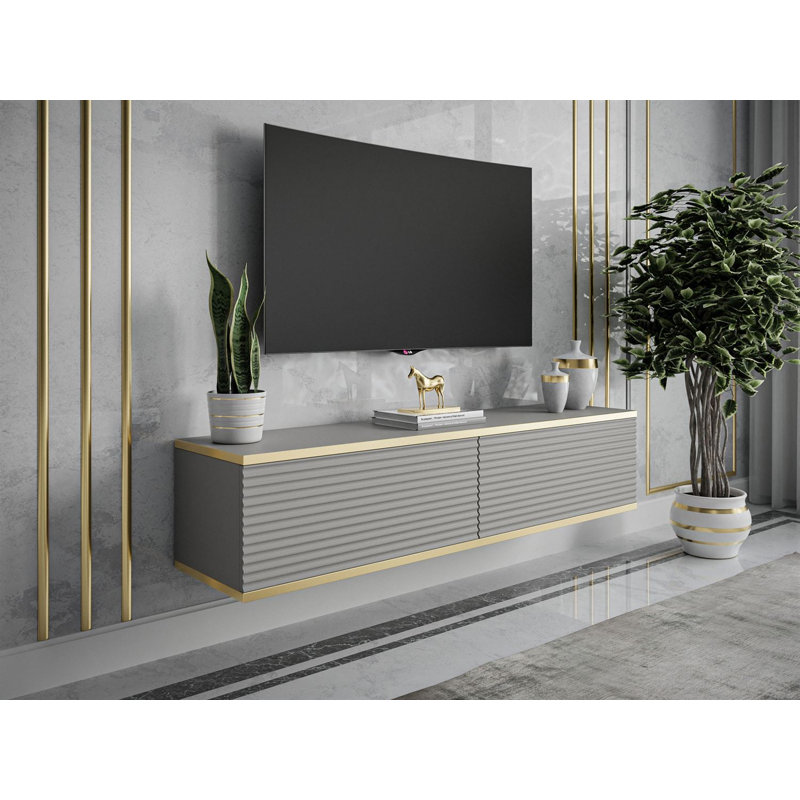Aliyyah TV Stand for TVs up to 65", Grey