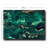 Stunning Decorative Canvas Painting, 27.6 x 39.4 inches | 100% Canvas with 2.8 mm Thickness, Framed in 100% Pine Wood (Thickness: 0.87 inches) | Elegant Green, Cream, Gold & Black Colors | Perfect Wall Art for Home Decor