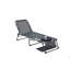 Chaise longue à 5 positions, bain de soleil réglable et pliable