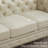 84.25'' Faux Leather Sofa With Rolled Arm-1787571592