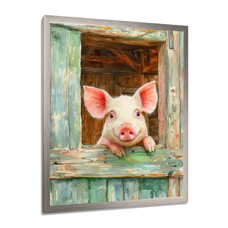 Gullion - animaux, art mural, H 20 po x l 12 po, Reproduction encadrée d'une seule photo, Argent