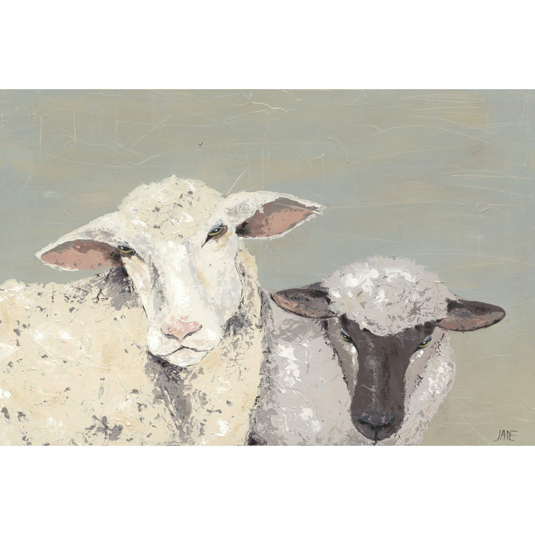 Leinwandbild Sweet Lambs I von Jade Reynolds