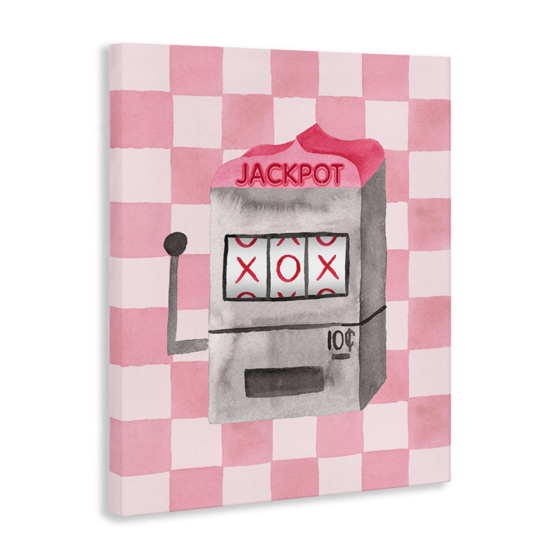 Toile Jackpot, par Nina Jacobs, H 30 po x l 24 po