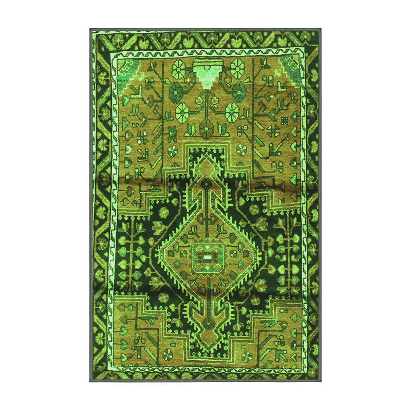 Washable Oriental Indoor Rug, Rectangle 5' x 8'