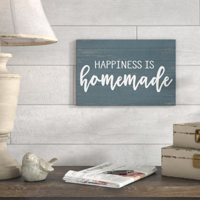 " Happiness Is Homemade " by Lettered And Lined