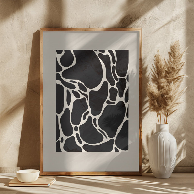 Giraffe Canvas Print, 121.92 cm H x 81.28 cm W, Sand