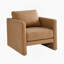 Fauteuil en cuir Philomena Dayna-2012688852