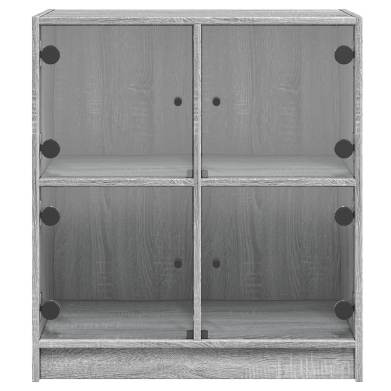 Mataia Rectangle Accent Cabinet, Grey Sonoma