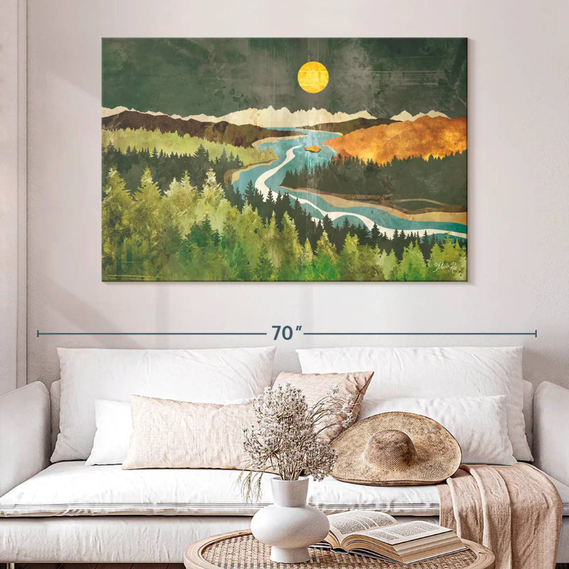 Alvord Mountain clair de lune, H 34 po x l 51 po
