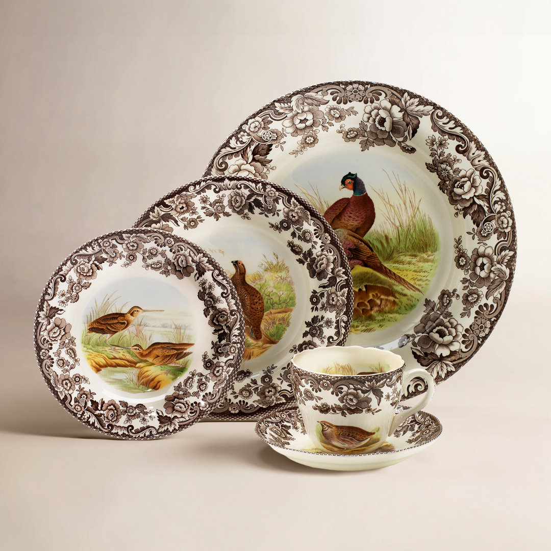 Spode Woodland 5-Pc Place Setting Spode