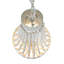 Posada 3 - Light White Unique/Statement Pendant