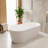 55'' x 27.56'' Freestanding Solid Surface Bathtub
