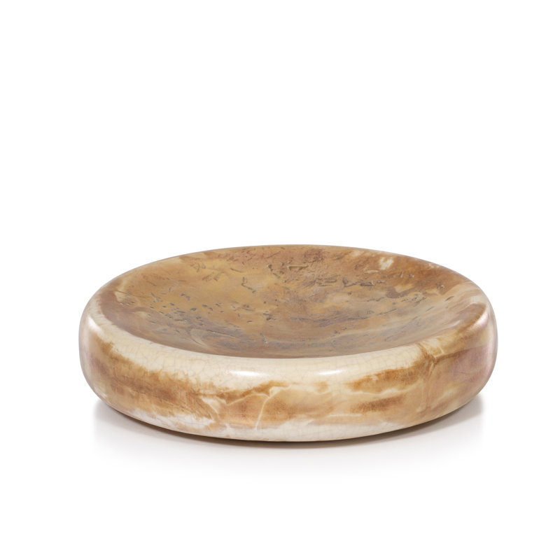 Raku Pearl Soap Dish