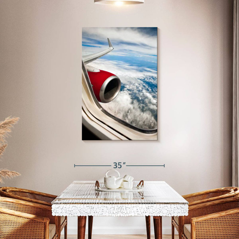 Mehar Plane Window View, 45" H x 30" W