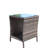 Tempered Glass Patio Coffee Table - Brown , Water , Assemble Yourself Now Outdoor With Surface Protected, Self Required-70031521