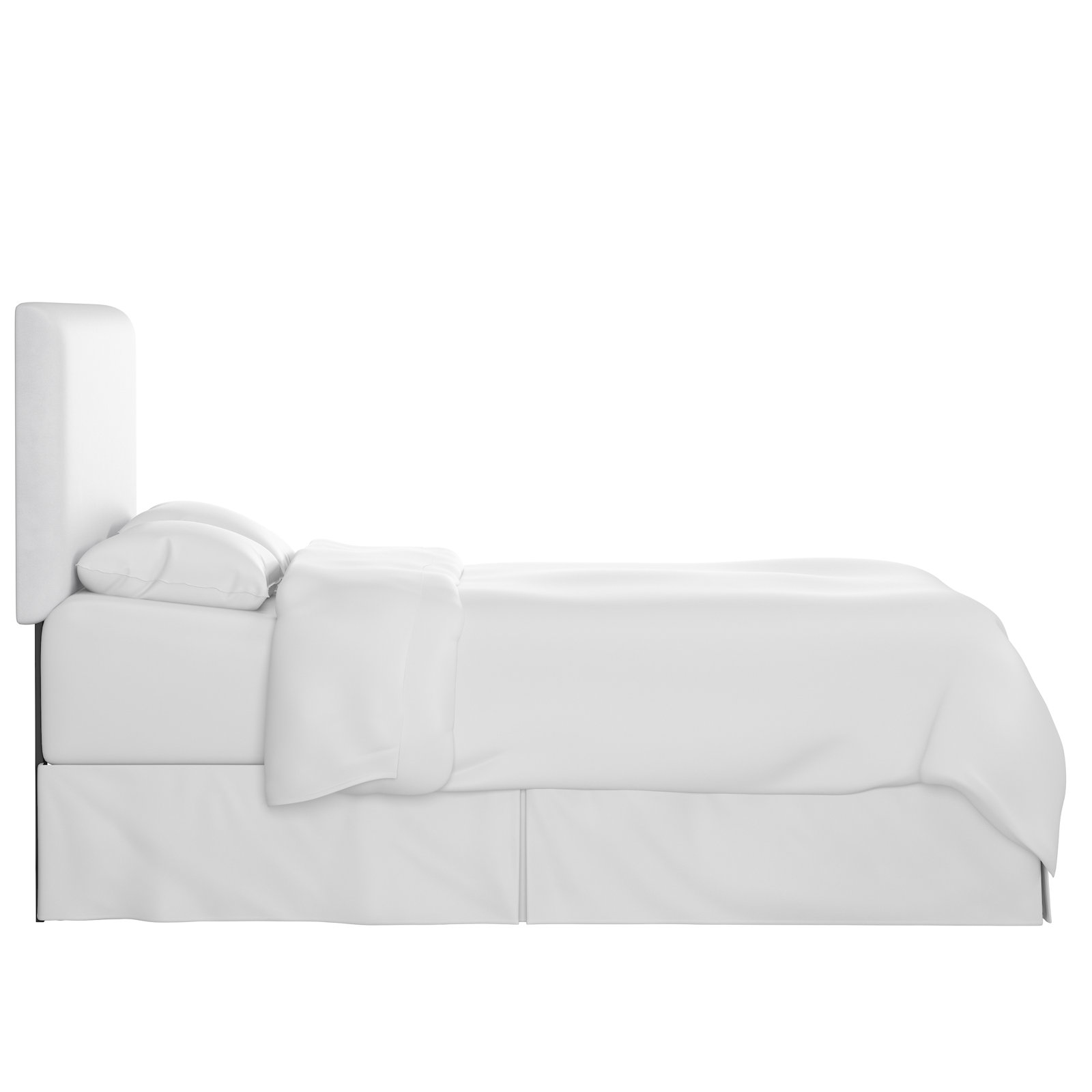 Eisley Upholstered Headboard, Queen, Classic White Velvet