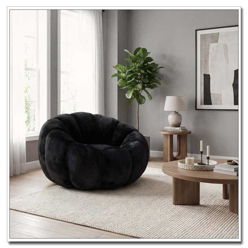 Fauteuil à billes pour adulte, Noir