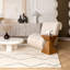 Tapis intérieur / extérieur à treillis beige / noir 8 pi x 11 pi (7 pi 10 po x 10 pi 10 po) Lenya de Branch Branch-566972000