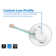 Surefit(V3) LED Flush Mount Ceiling Light, 3000K With Square White Trim