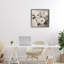 Cadre flottant ivoire fleur boisseau, design par Nan-1121880016-1121879981